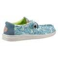 HEYDUDE Wally H2O Tropical Scarpe Da Barca Tropicali Blu Da Uomo
