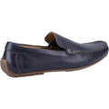 Hush Puppies Ralph Scarpe Da Barca In Pelle Blu Scuro Da Uomo