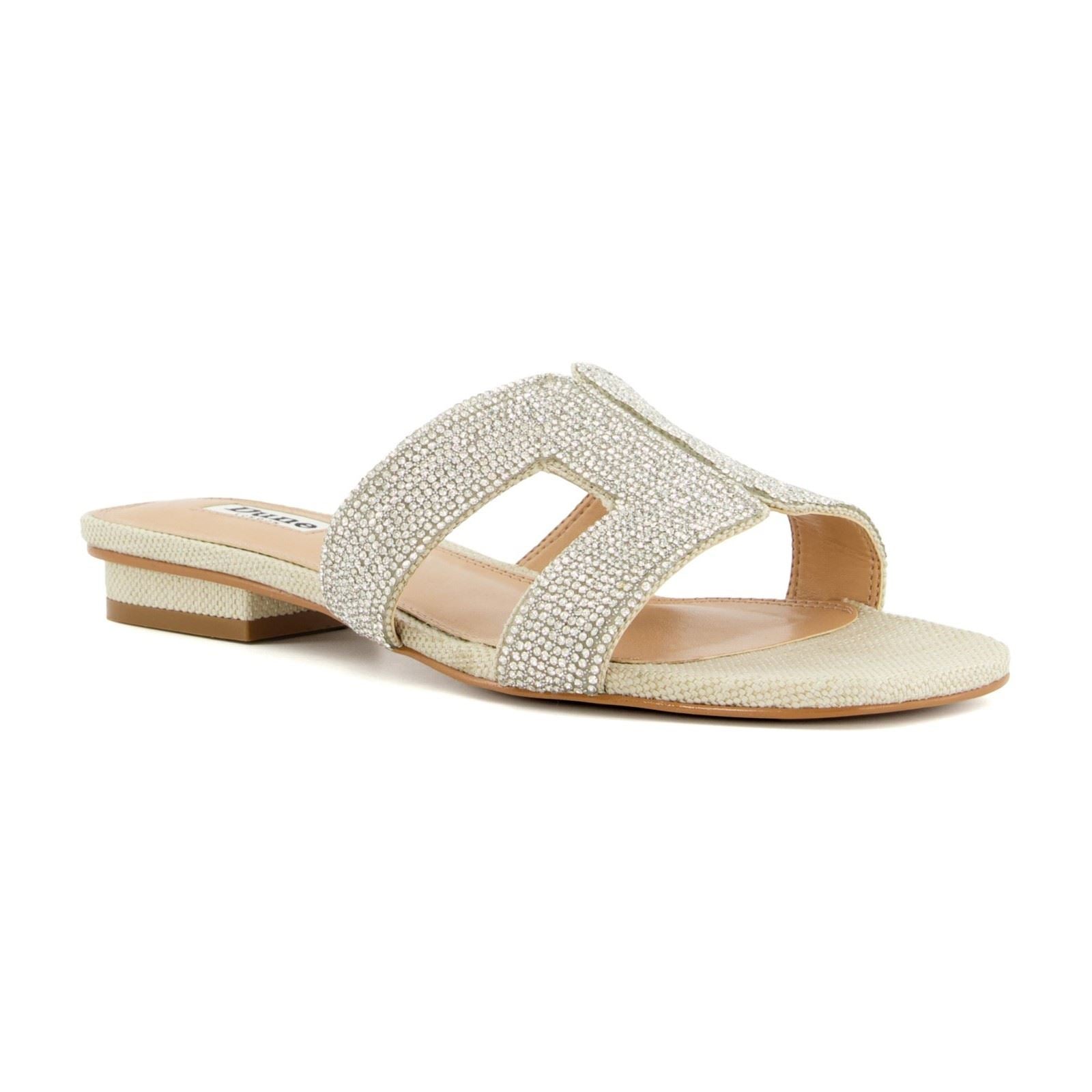 Dune Loupe Sandali Sintetici Da Donna Color Argento