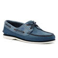 Timberland Classic 2 Eye Scarpe Stringate Blu In Pelle Da Uomo