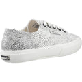 Superga 2730 Micro Faux Snake Sneakers Da Donna In Ecopelle Bianca Avorio/Nero Serpente