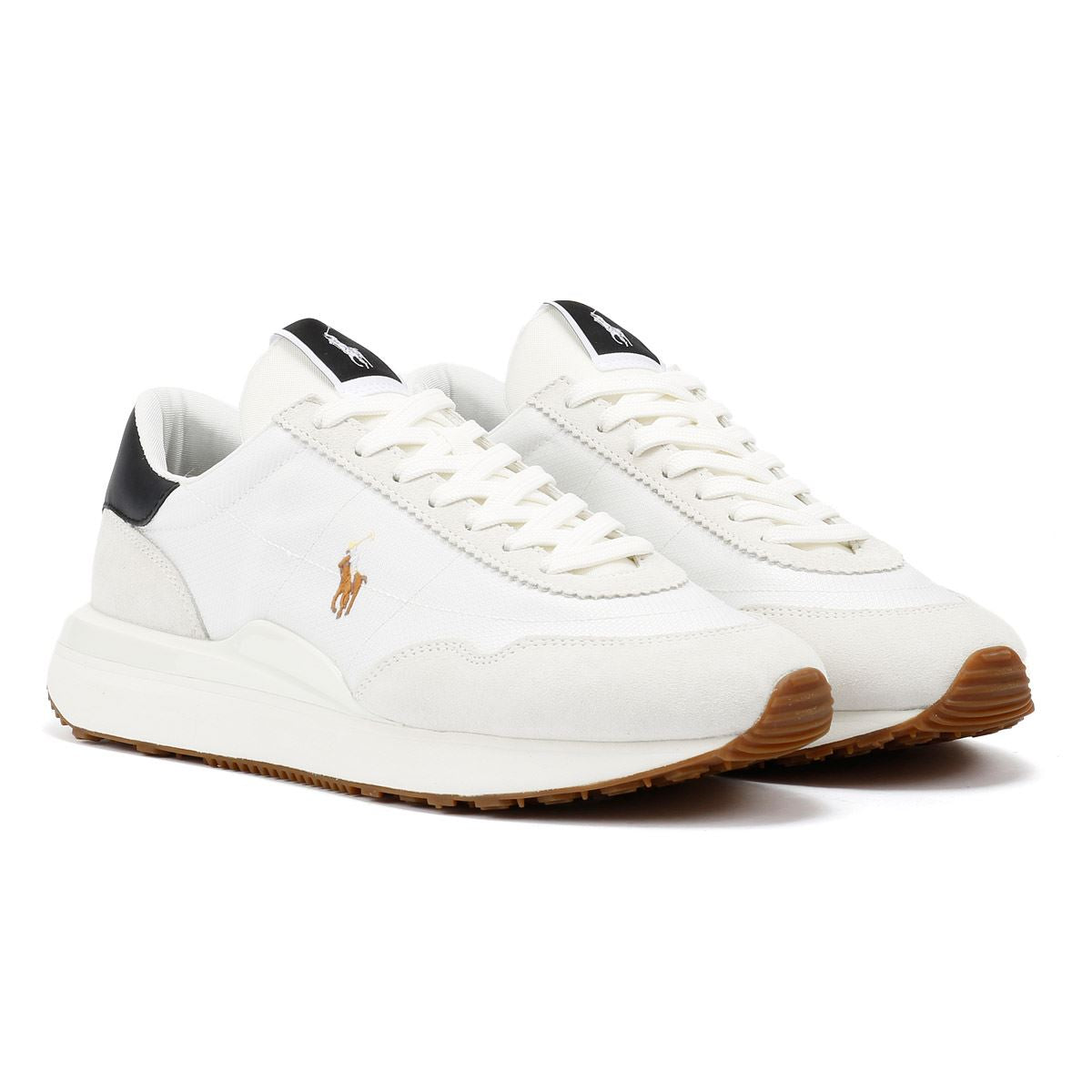 Polo Ralph Lauren Train 89 Scarpe Da Ginnastica Bianche Da Uomo
