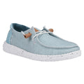 HEYDUDE Wendy Heathered Slub Tropical Mocassini Blu Da Donna