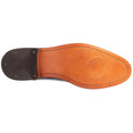 Base London Cast Waxy Scarpe Nere In Stile Brogue In Pelle Da Uomo
