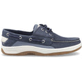 Sperry Billfish 3 Eye Scarpe Da Barca In Pelle Blu Scuro Da Uomo