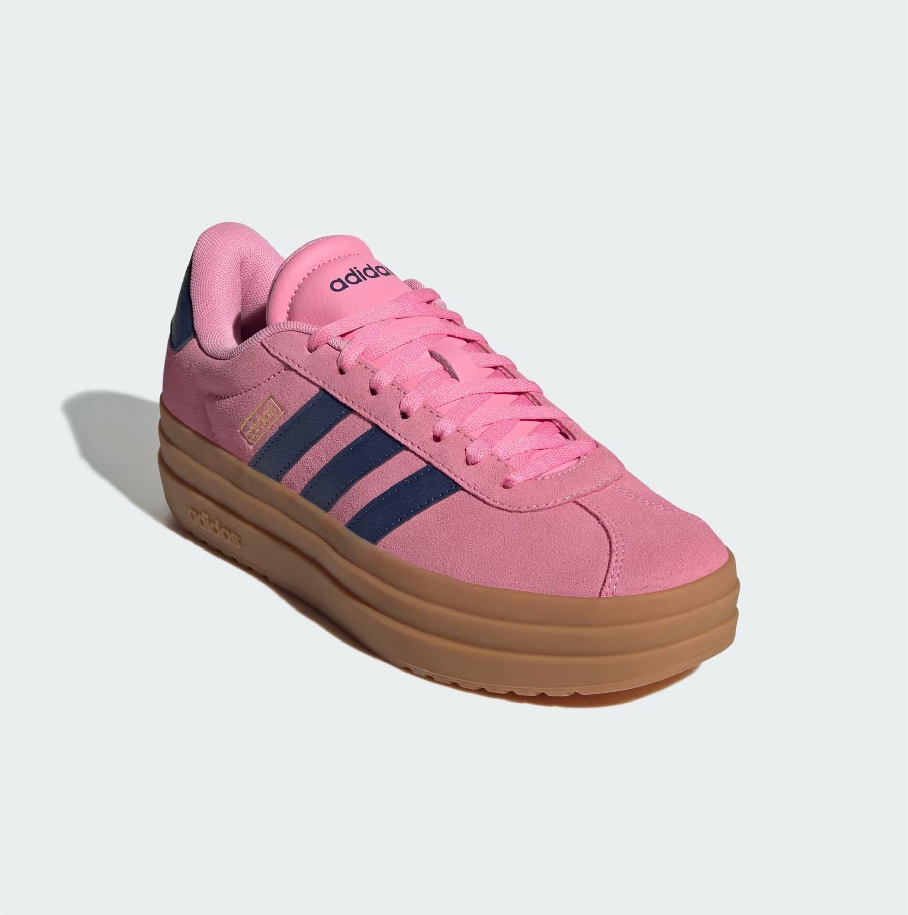 Adidas VL Court Bold Scarpe Da Ginnastica Rosa Da Donna In Pelle