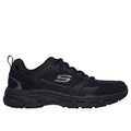 Skechers Oak Canyon Verketta Sneakers Da Uomo In Pelle Nera