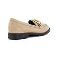 Dune Goddess Mocassini Da Donna In Pelle Color Cammello