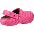 Crocs Classic Lined Overpuff Ciabatte Termoplastiche Da Donna Di Colore Dragon Fruit.