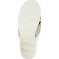 TOMS Mae Crossover Sandali Da Donna In Pelle Color Champagne