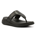 FitFlop F-Mode Go Adjustable Flatform Sandali Neri Da Donna