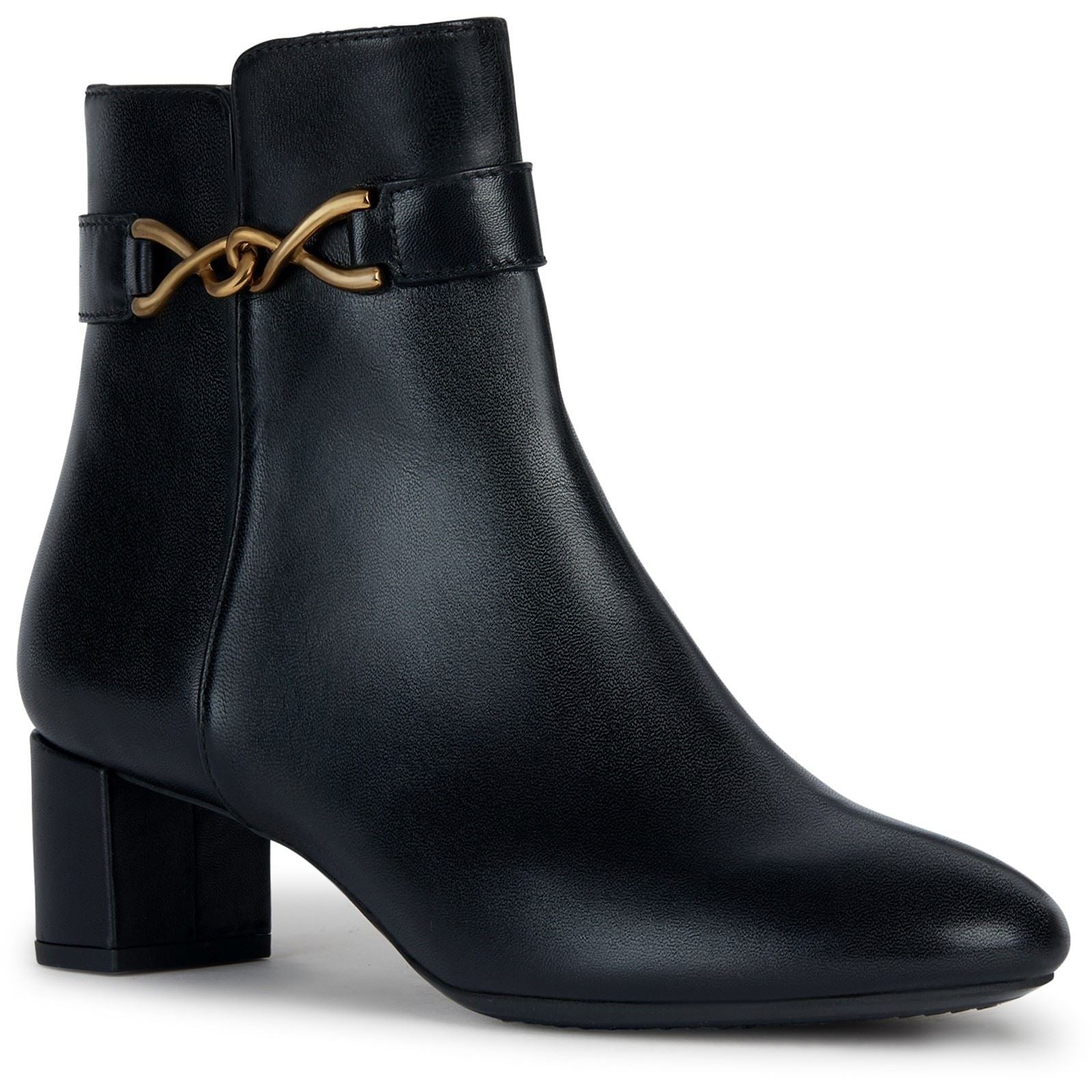 Geox D Pheby Stivali Da Donna In Pelle Nera