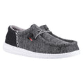 HEYDUDE Wally Funk Open Mesh Scarpe Da Barca Nere/Bianche Da Uomo