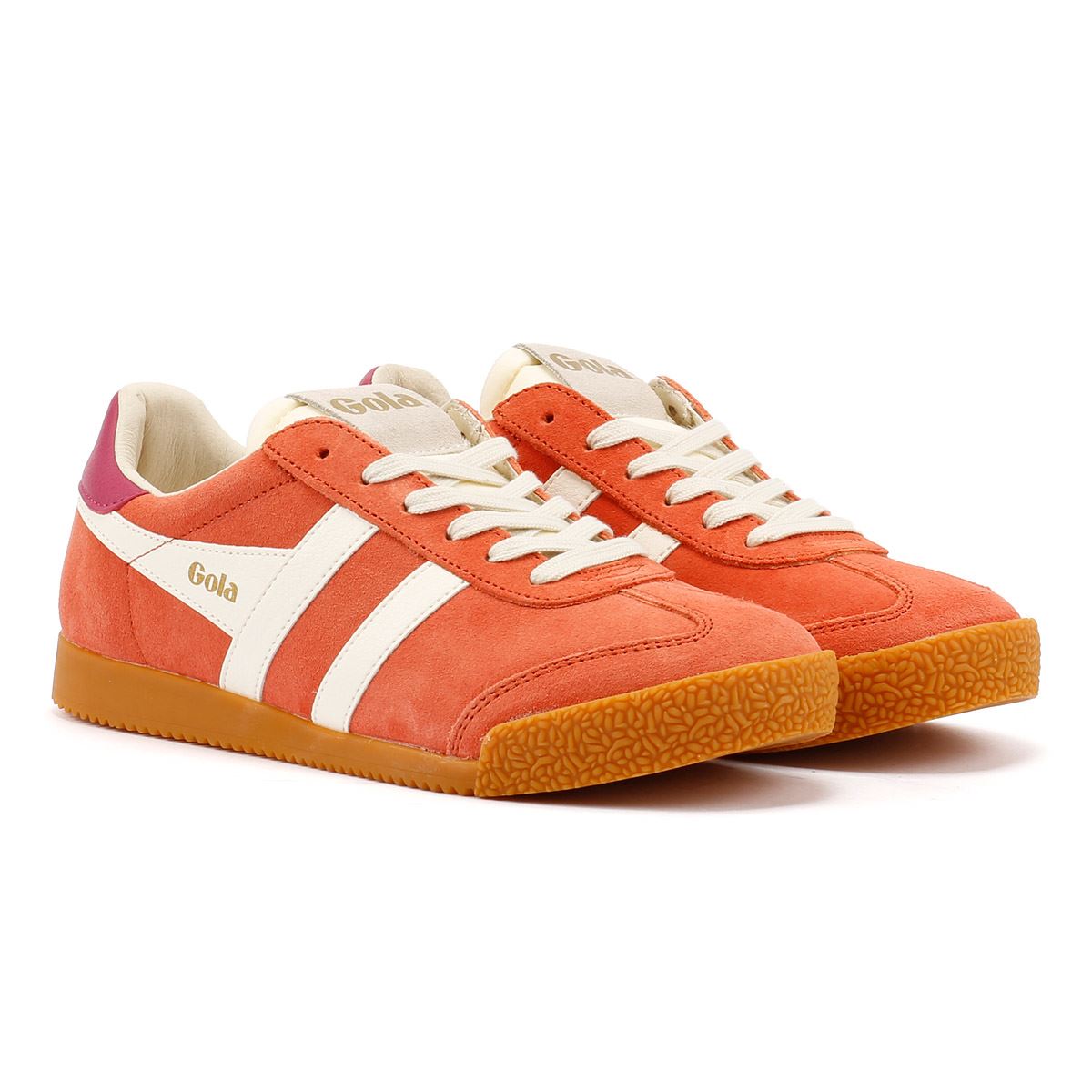 Gola Elan Sneakers In Camoscio Arancioni Da Donna