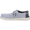 HEYDUDE Wally Coastline Scarpe Da Barca In Tessuto Bianco Pietra Da Uomo