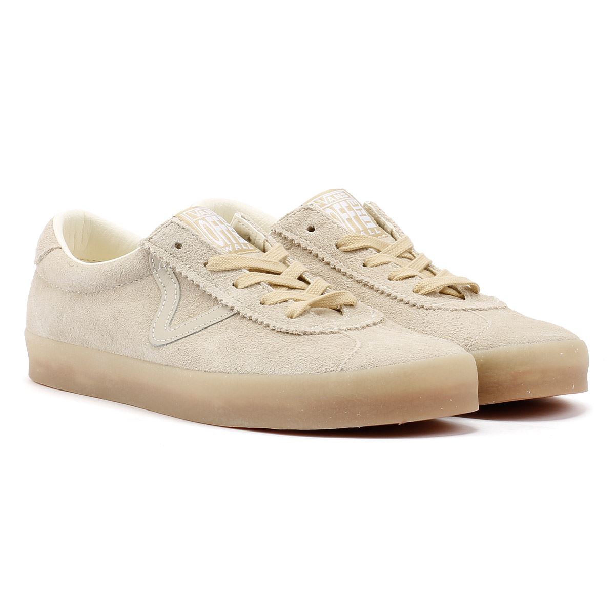 Vans Sport Low Crepe Sneakers Beige In Camoscio