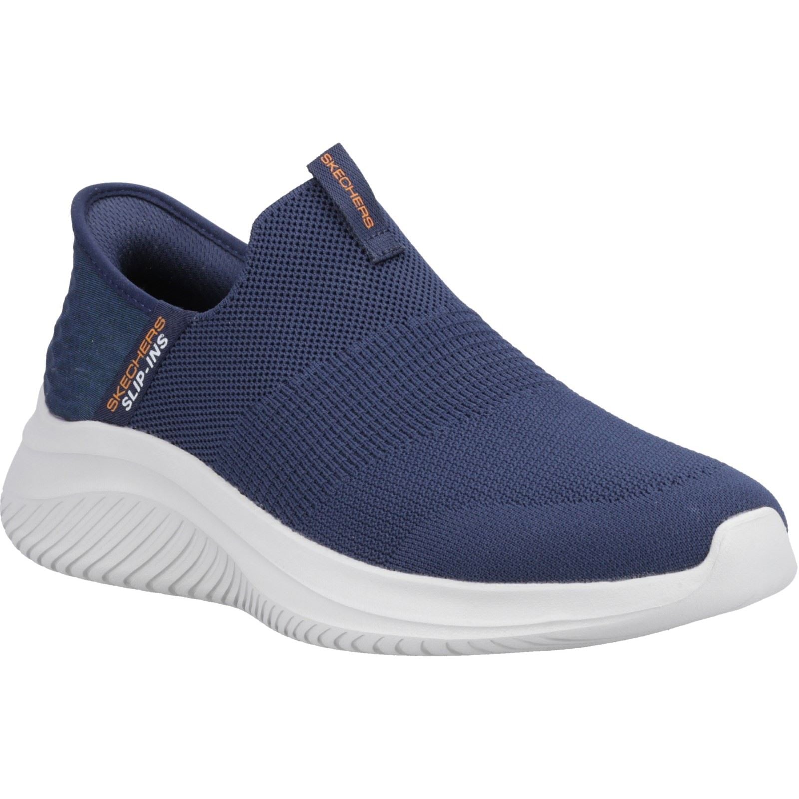 Skechers Ultra Flex 3.0 Smooth Step Sneakers Da Uomo In Poliestere Blu Scuro
