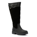Barbour Oak Tall Stivali Da Donna In Pelle Scamosciata Neri