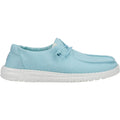 HEYDUDE Wendy Canvas Mocassini Turchesi In Cotone Al 100% Da Donna