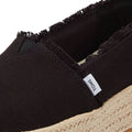 TOMS Canvas Valencia Espadrillas Donna Sandalo Nero