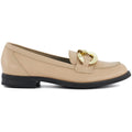 Dune Goddess Mocassini Da Donna In Pelle Color Cammello
