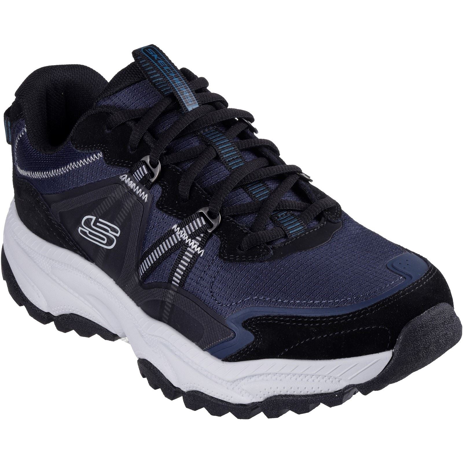 Skechers Vigor AT Richwood Scarponi Da Trekking In Pelle Blu/Grigia Da Uomo