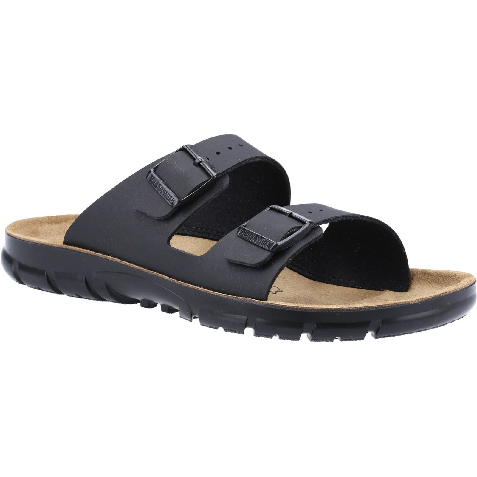 Birkenstock Bilbao Sandali Neri In Pelle Da Uomo