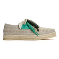 Pompeii Weaver Scarpe Stringate Beige In Camoscio Da Uomo