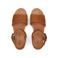 TOMS Diana Zeppa In Pelle Per Donna Color Cuoio