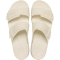 Crocs Brooklyn Buckle Low Wedge Sandali In Pietra Arenaria Da Donna
