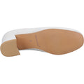 Hush Puppies Alicia Court Shoe Tacchi Alti In Pelle Da Donna Color Avorio