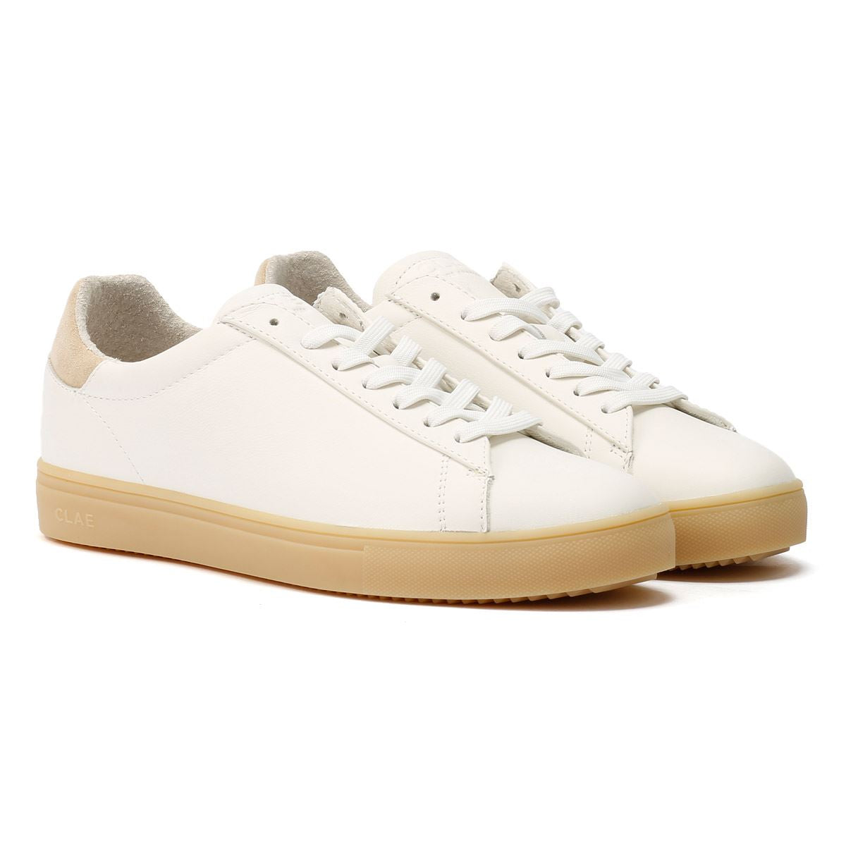 Clae Bradley Sneakers Bianche In Pelle Da Uomo
