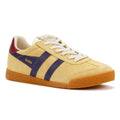 Gola Elan Sneakers Gialle Da Donna In Camoscio