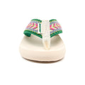 Rocket Dog Spotlight Madison Sandali Da Donna In Cotone Verde/Multicolore