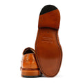 Ben Sherman Sugarman Brogue Scarpe Stringate Da Uomo In Pelle Marrone.