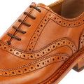 Ben Sherman Sugarman Brogue Scarpe Stringate Da Uomo In Pelle Marrone.