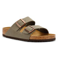 Birkenstock Arizona Birko Flor Nubuck Pietra Sandali