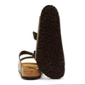 Birkenstock Arizona Birko Flor Nubuck Pietra Sandali