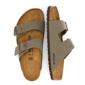 Birkenstock Arizona Birko Flor Nubuck Pietra Sandali