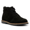 Birkenstock Uppsala Mid Shearling Stivali Da Donna In Pelle Scamosciata Neri