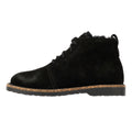 Birkenstock Uppsala Mid Shearling Stivali Da Donna In Pelle Scamosciata Neri