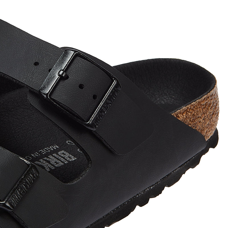 Birkenstock Arizona Birko-Flor Men's Black Sandals Narrow