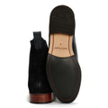 Hush Puppies Colette Stivali Da Donna In Camoscio Blu Scuro