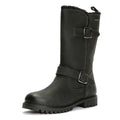 Hush Puppies Winnie Stivali Da Donna In Pelle Nera