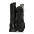 Hush Puppies Winnie Stivali Da Donna In Pelle Nera
