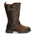 Hush Puppies Winnie Stivali Da Donna Marroni In Pelle