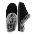 Hush Puppies Amara Pantofole Nere Da Donna In Camoscio