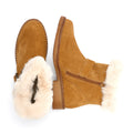 Hush Puppies Hannah Stivali Marroni In Camoscio Da Donna