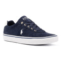 Ralph Lauren Hanford III Scarpe Da Ginnastica Blu In Pelle Da Uomo
