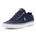 Ralph Lauren Hanford III Scarpe Da Ginnastica Blu In Pelle Da Uomo